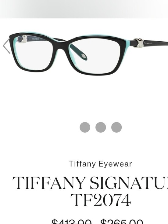Tiffany & Co. Accessories - Tiffany & Co. Black Cat-Eye Glasses with Signature Tiffany Blue Case